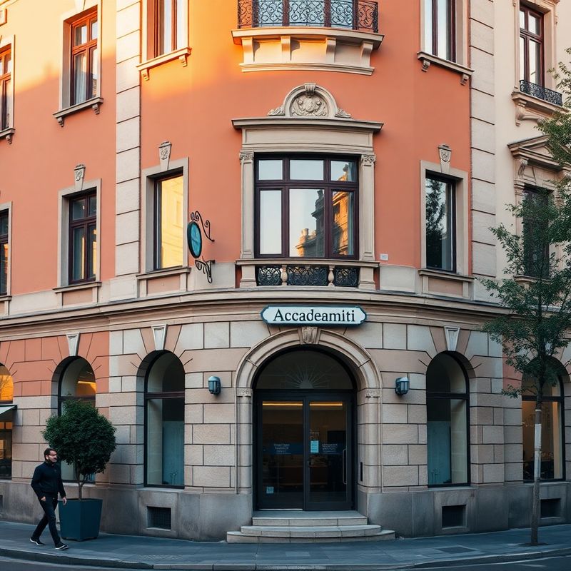 Fațada clădirii InsightLogic pe Str. Academiei, București